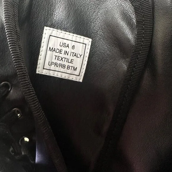 Madison Maison x Palladium Ranger Boot Women Sz 6 Vegan Navy RARE 90's $495 - Picture 14 of 15